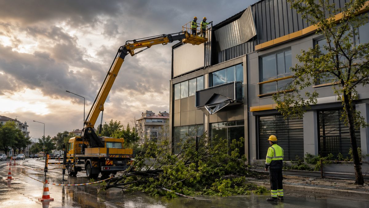 Fırtına Sonrası Acil Vinç Hizmeti: Güvenli Müdahale
