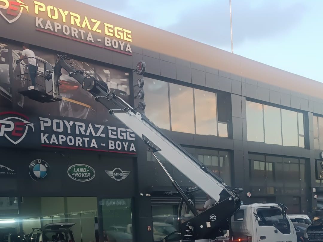 Reklam ve Tabela – Ankara sepetli vinç ile